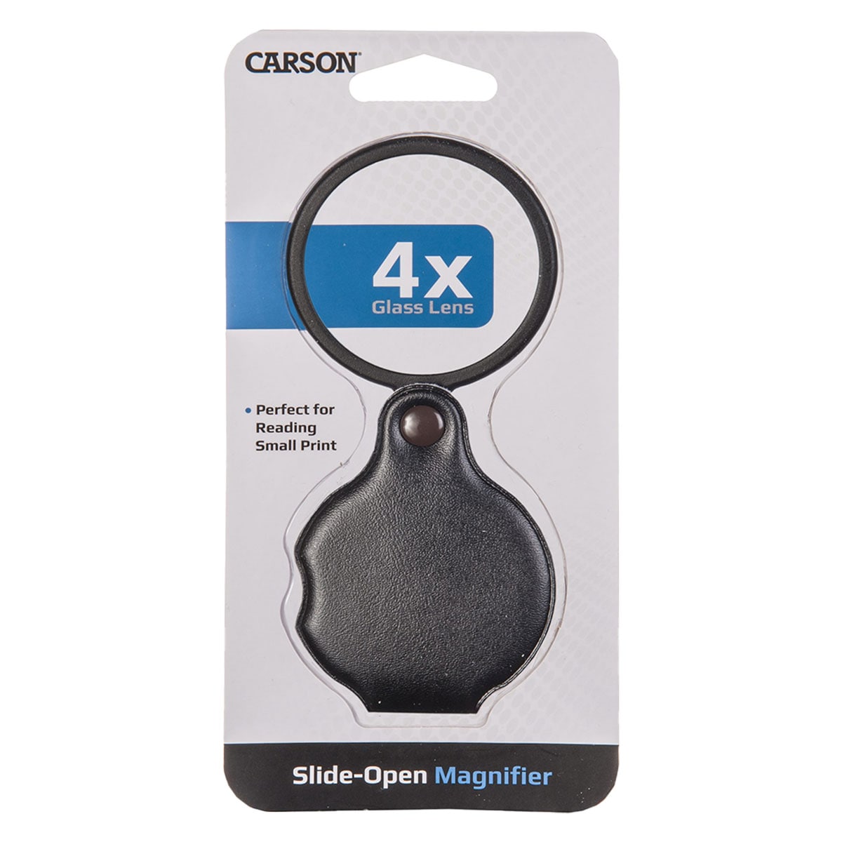 Carson - Slide-Open Magnifier - Lupe - 4x