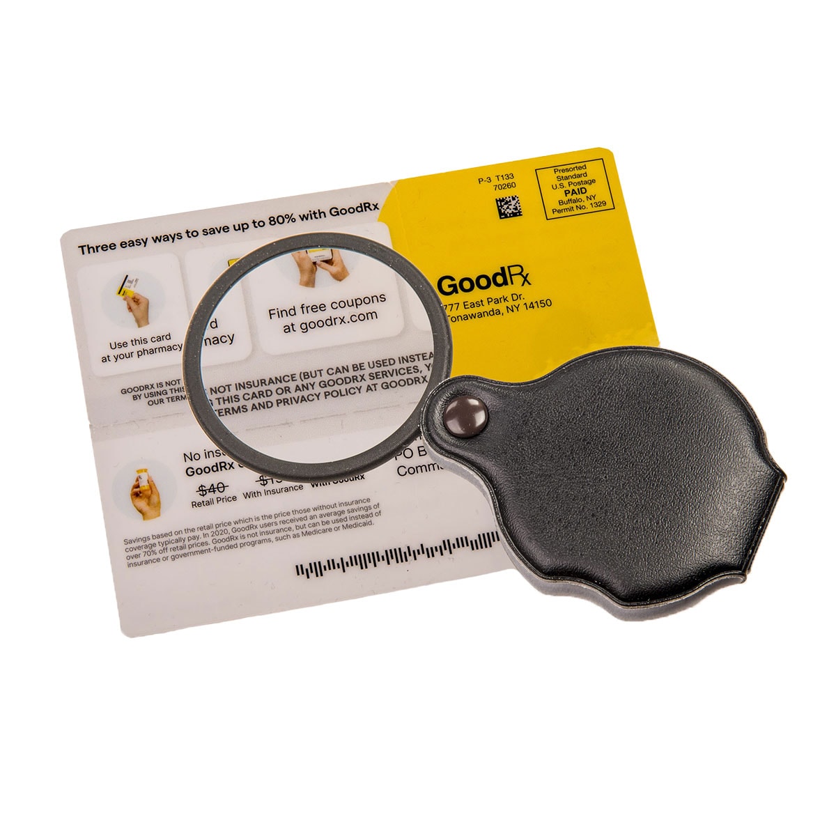 Carson - Slide-Open Magnifier - Lupe - 4x