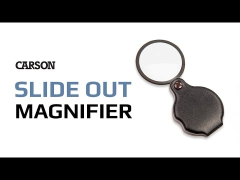 Carson - Slide-Open Magnifier - Lupe - 4x