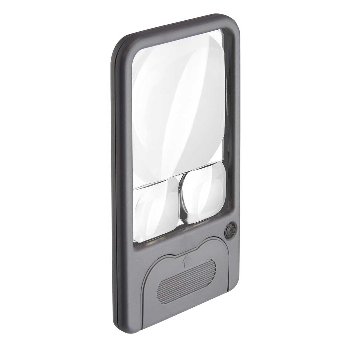 Carson - Multi-Power LED Lighted Pocket Magnifier - Lupe - 2,5x / 4,5x / 6x