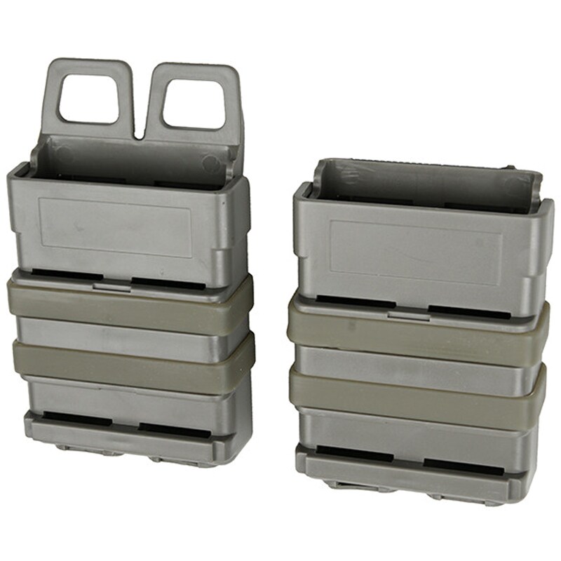 FMA - FAST Set aus zwei Magazintaschen für 5,56 mm - Foliage Green