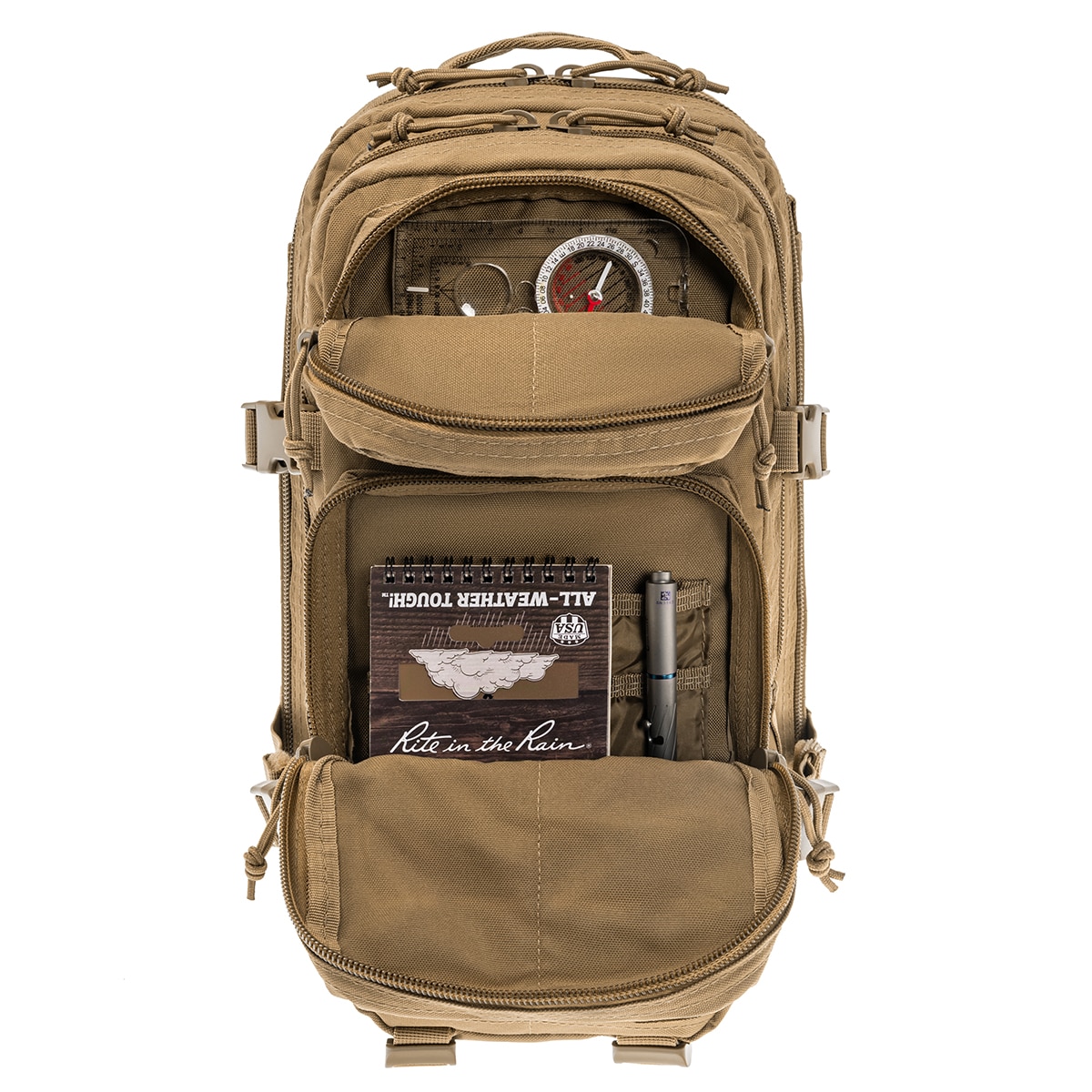 Mil-Tec - Assault Pack Laser Cut Small Rucksack 20 l - Coyote Tan 