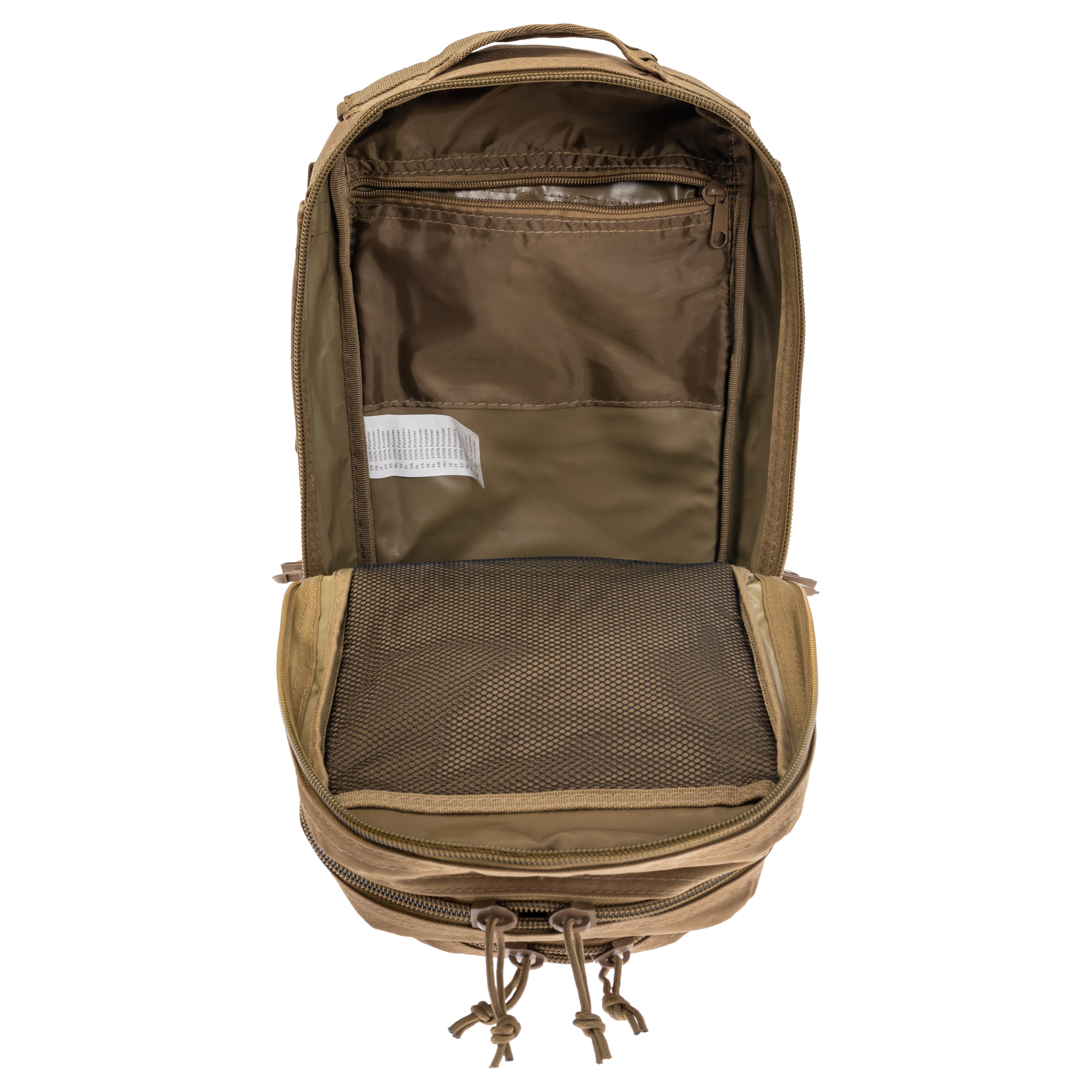 Mil-Tec - Assault Pack Laser Cut Small Rucksack 20 l - Coyote Tan 