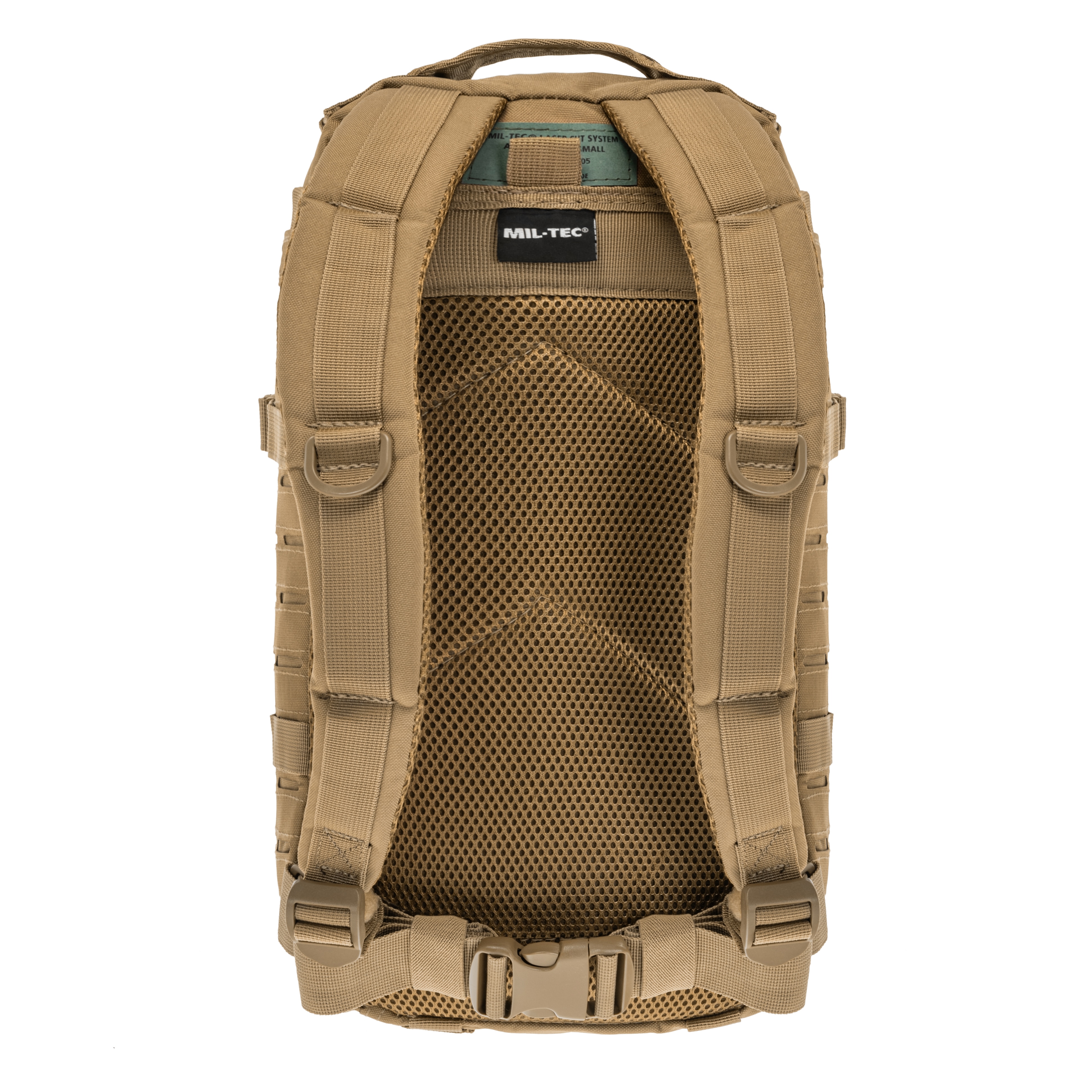 Mil-Tec - Assault Pack Laser Cut Small Rucksack 20 l - Coyote Tan 