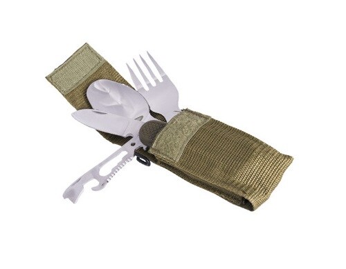 Mil-Tec - Campingbesteck mit Taschenmesser