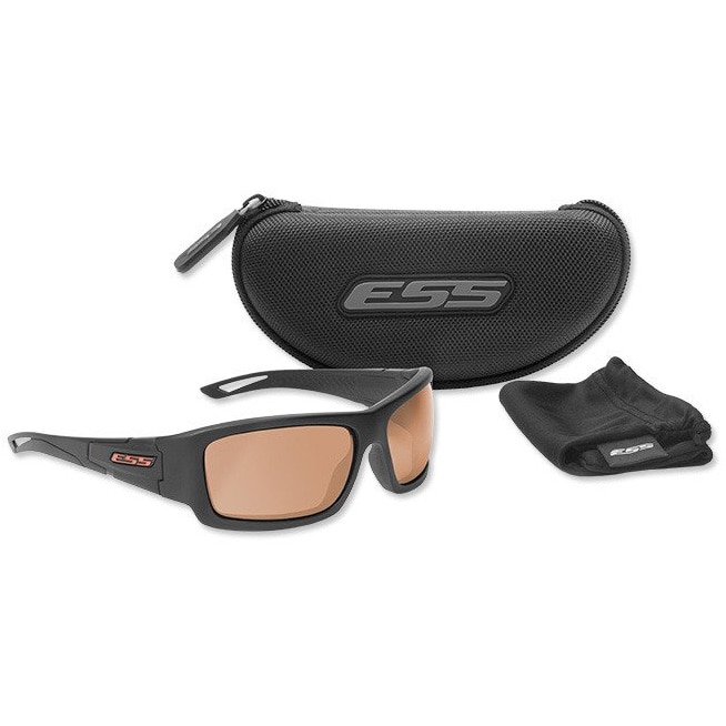 ESS - Credence Black Frame Mirrored Copper Lenses - taktische Brille