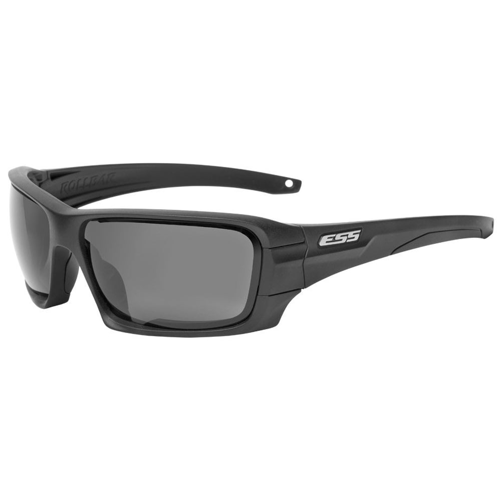 ESS - Rollbar Black Retail Silver Logo Kit - taktische Brille