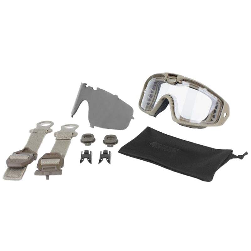 ESS - Influx Pivot Ops Core - Taktische Vollsichtschutzbrille - Terrain Tan