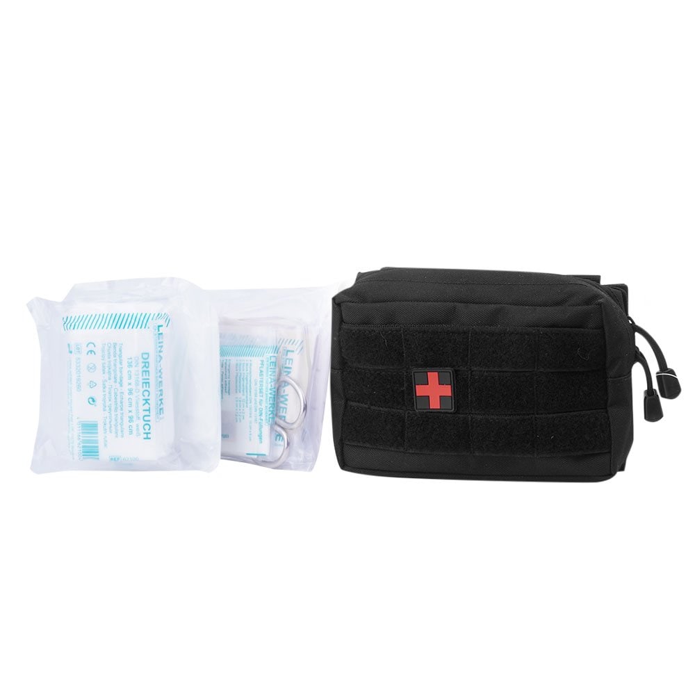 Mil-Tec - First - Aid - Set - Sanitätstasche - 25 Bestandteile - Black