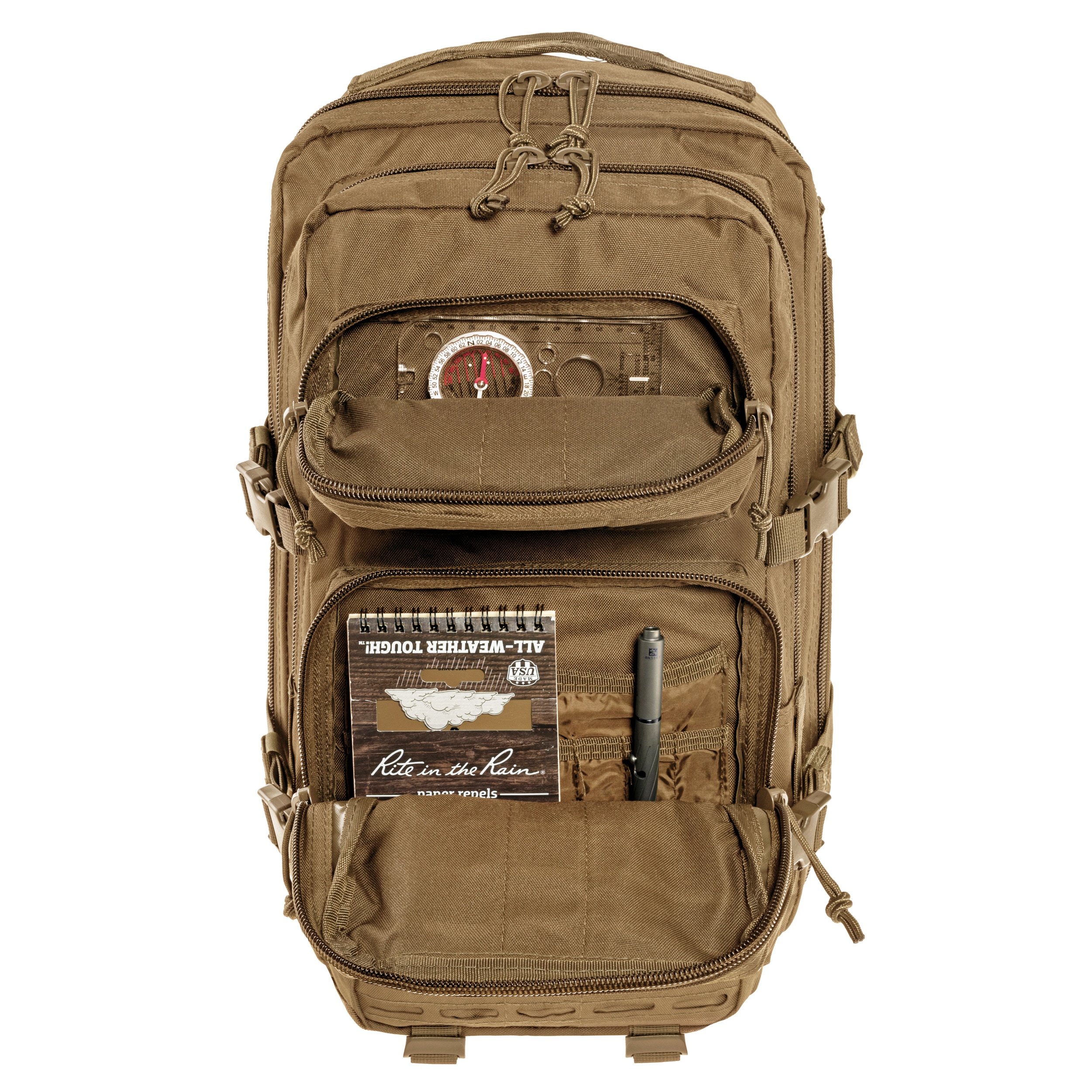 Mil-Tec Assault Laser Cut Large - Rucksack 36 l - Coyote Tan