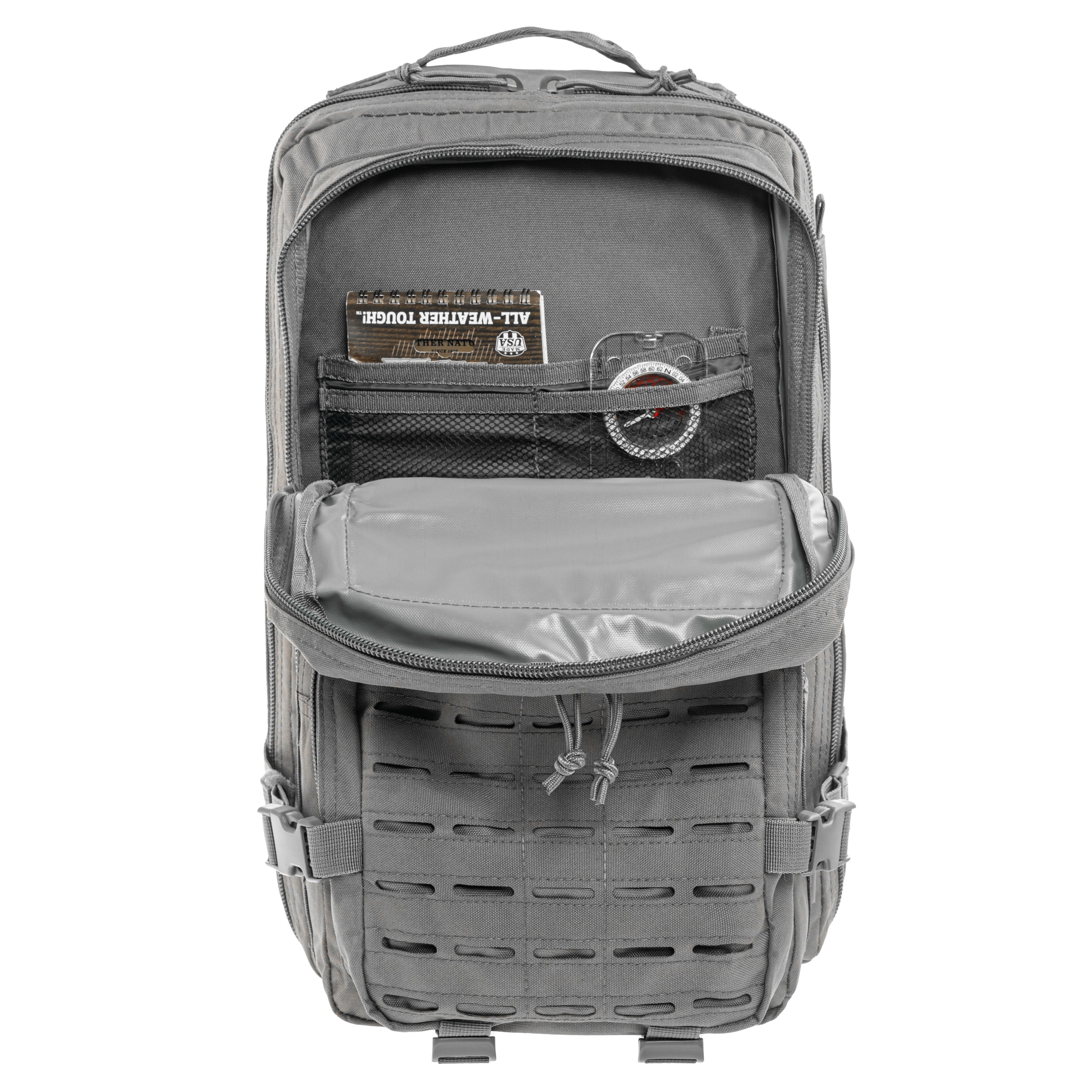 Mil-Tec Large Assault Pack Laser Cut - Rucksack 36 l - Urban Grey