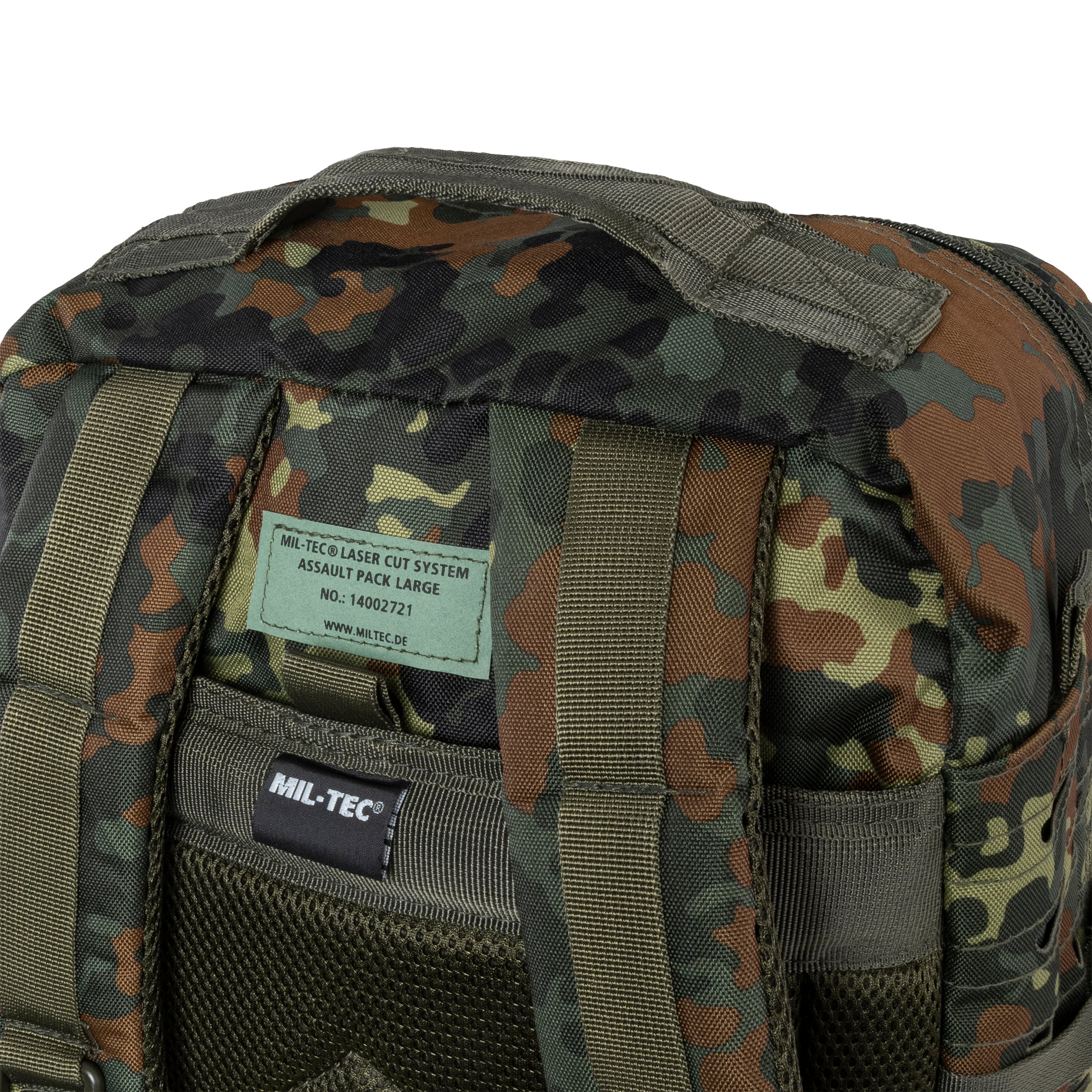 Mil-Tec Large Assault Pack Laser Cut - Rucksack 36 l - Flecktarn