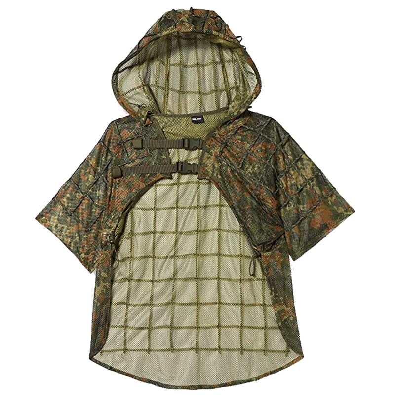 Mil-Tec - Ghillie - Tarnmantel - Flecktarn 