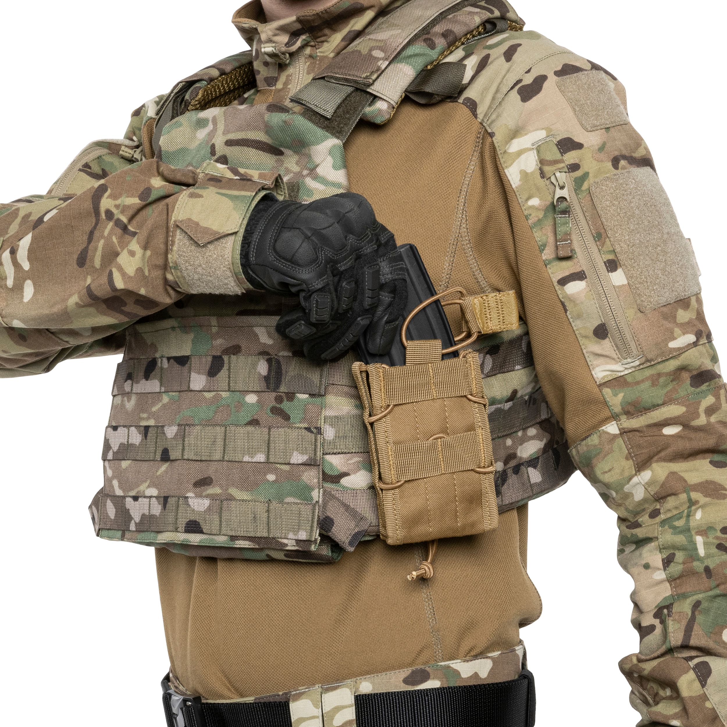 Mil-Tec - Einzel-Magazintasche für Magazin - Coyote