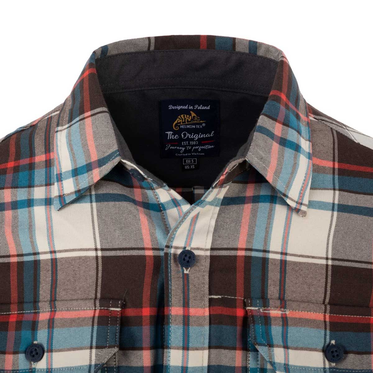 Helikon - GreyMan - Hemd - Foggy Meadow Plaid