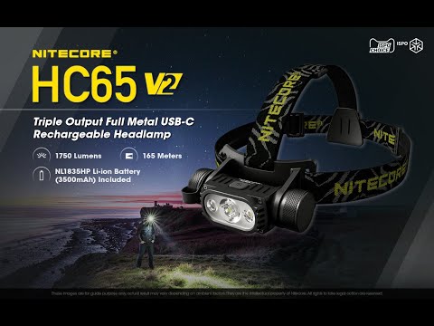 Nitecore - HC65 V2 Stirnlampe - 1750 Lumen