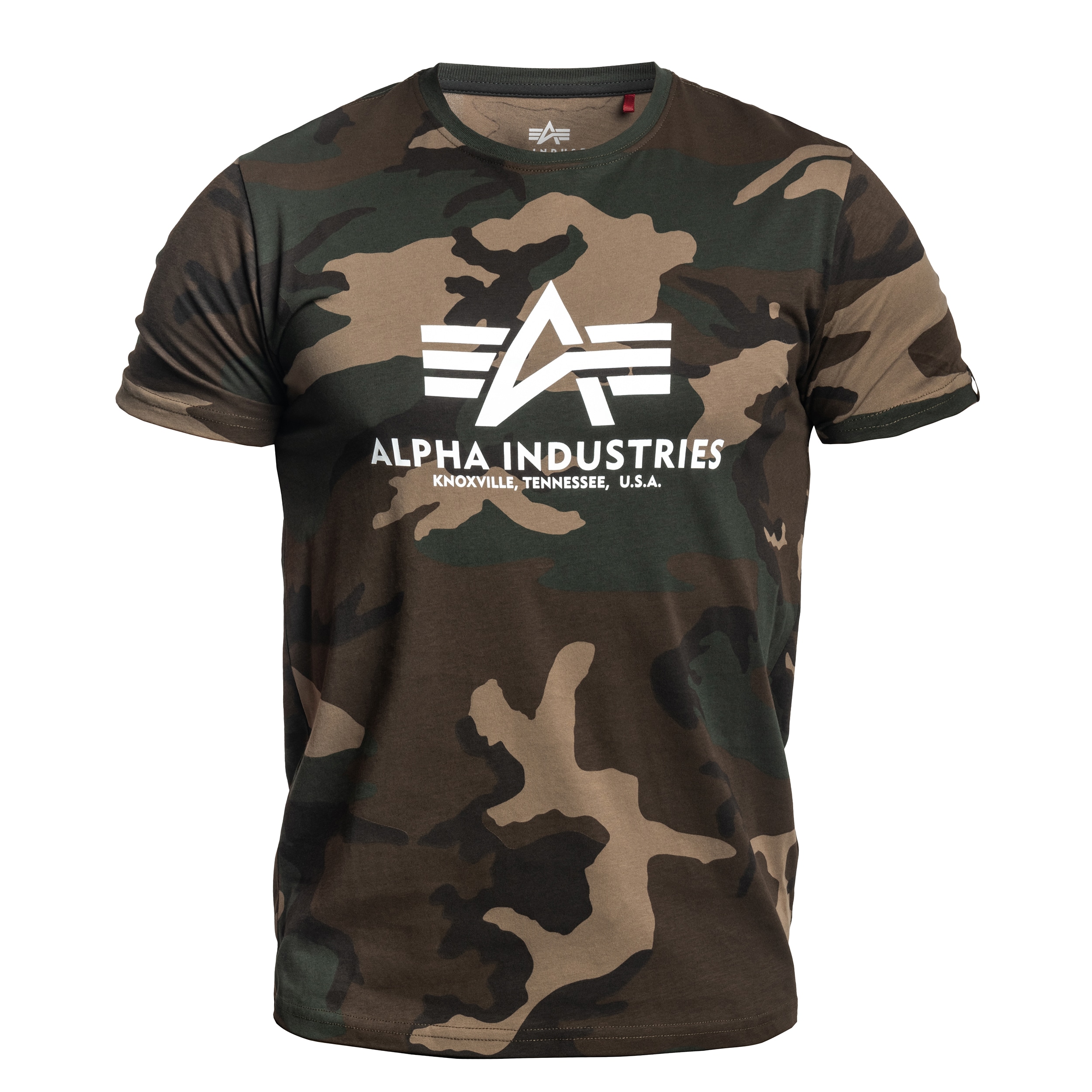 Alpha Industries - Basic - T-Shirt - Woodland Camo 65