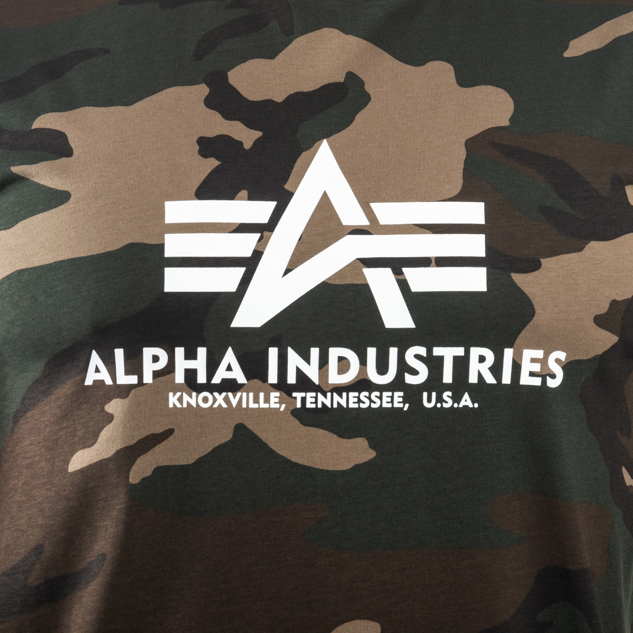 Alpha Industries - Basic - T-Shirt - Woodland Camo 65