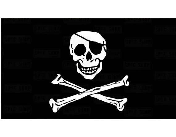 Fostex Pirate Flag - Flagge - 90 x 150 cm