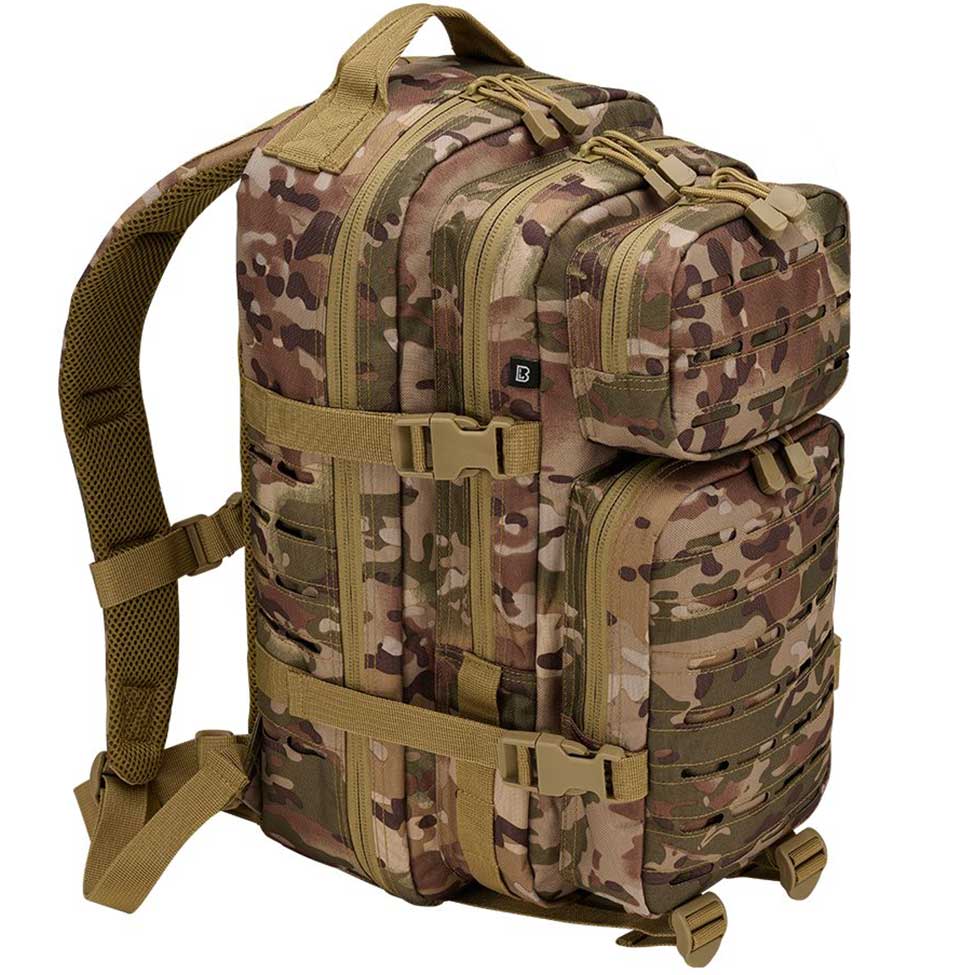 Brandit - US Cooper Lasercut 25 l - Arid MC Camo