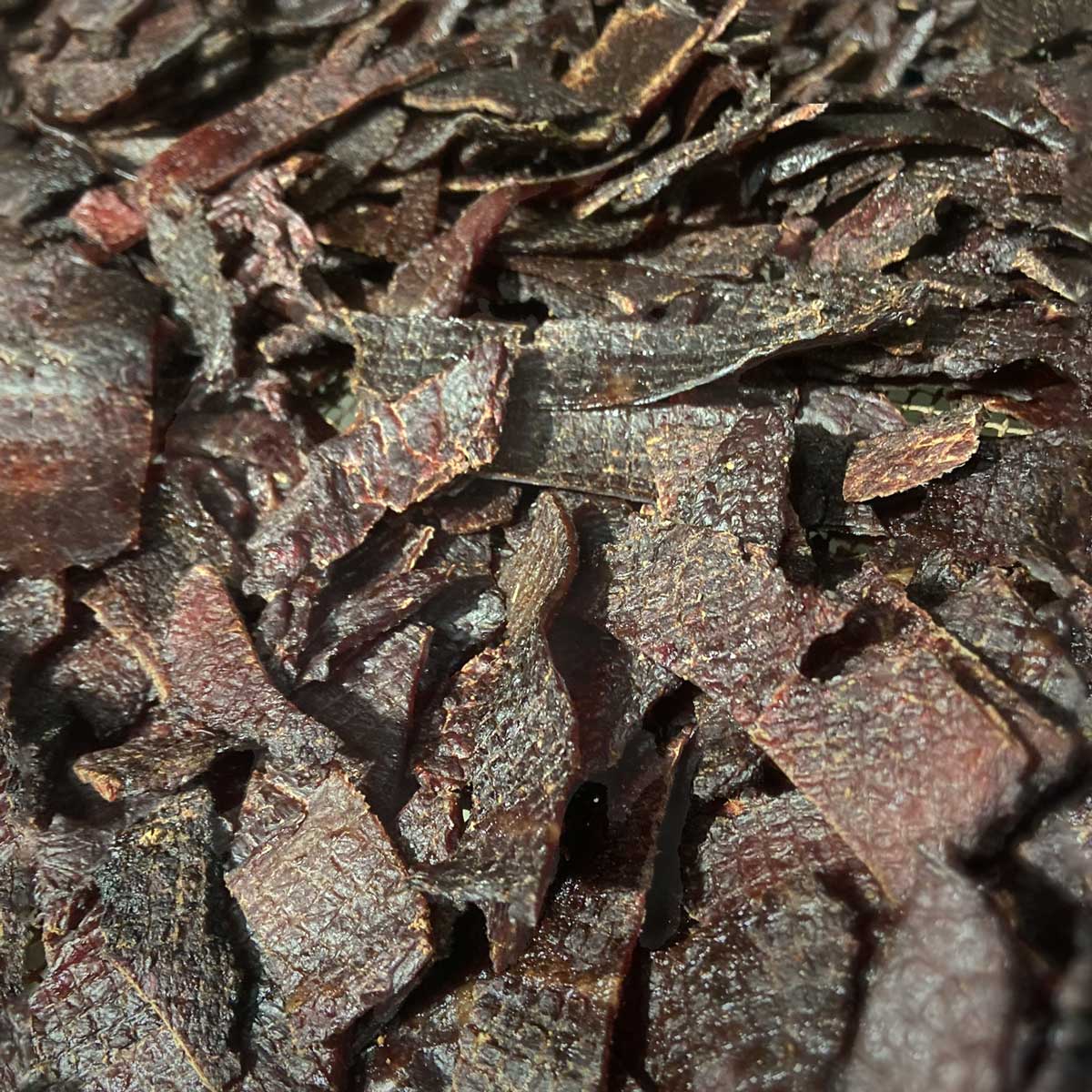 Jack's Meat - Beef Jerky - Getrocknetes Rindfleisch mit schwarzem Knoblauchgeschmack - 30 g