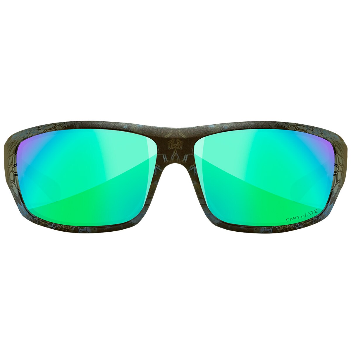 Wiley X - Omega Taktische Brille - Captivate Polarized Green Mirror/Kryptek Neptune