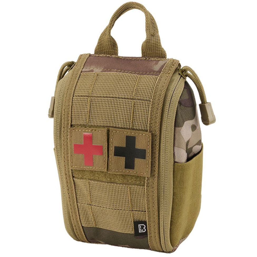 Brandit - First Aid Pouch Premium - Molle Erste-Hilfe-Set - Arid MC Camo