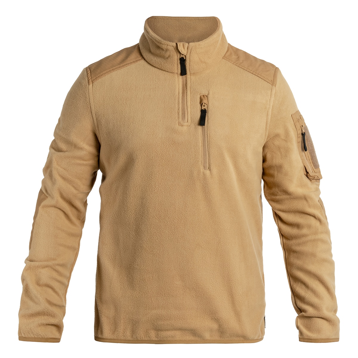 Brandit - Fleece Troyer Ripstop - Fleecejacke - Coyote