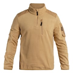 Brandit - Fleece Troyer Ripstop - Fleecejacke - Camel