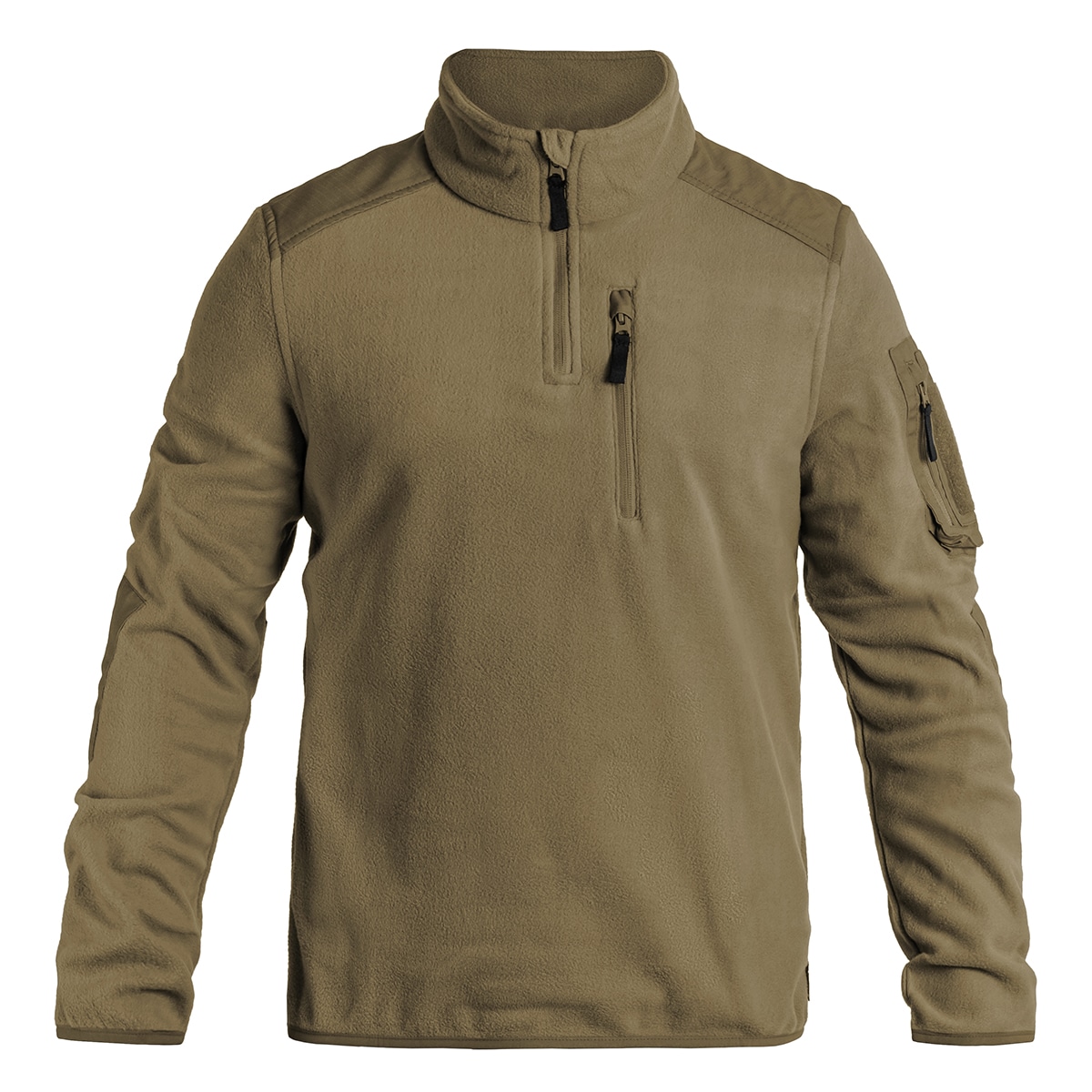 Brandit - Fleece Troyer Ripstop - Fleecejacke - Olive