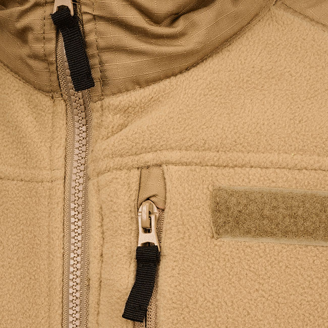 Brandit - Fleecejacket Ripstop - Fleecejacke - Coyote