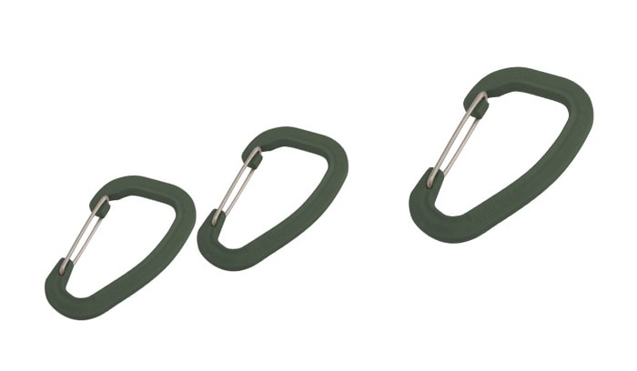 Wildo - Karabinerhaken 3 St. - olive