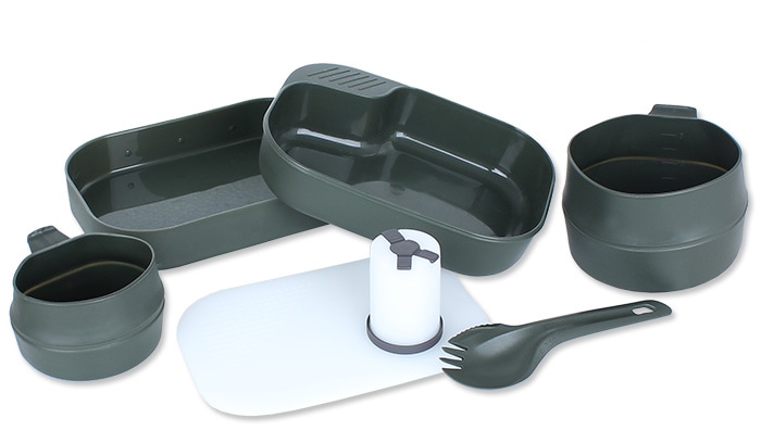 Wildo - Camp-A-Box Complete - Geschirrset- Olive