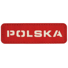 M-Tac - "Polska" Laser Cut - durchbrochener Aufnäher - Red/White