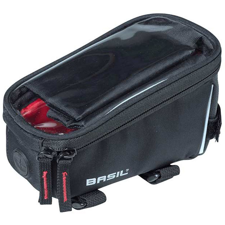 Basil - Sport Design Frame Bag - Fahrradtasche 1 l - Black