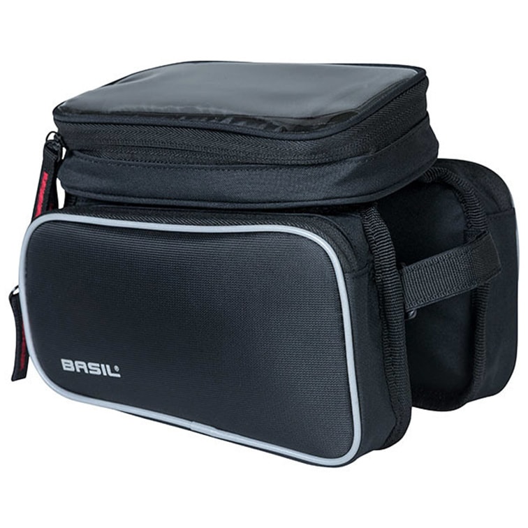 Basil - Sport Design Double Frame Bag - Fahrradtasche M - Black