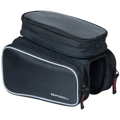 Basil - Sport Design Double Frame Bag - Fahrradtasche M - Black