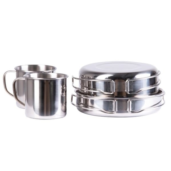 Mil-Tec - Stainless Steel Cook Set - Geschirr-Set - 8 Elemente