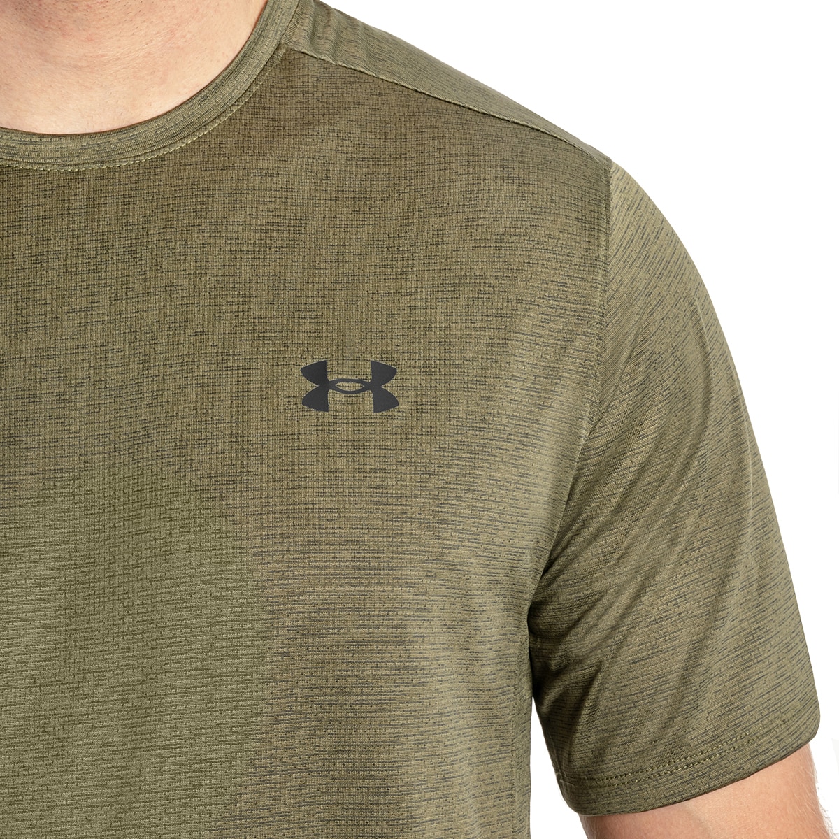 Under Armour - UA Tech Vent Short Sleeve - Kurzärmeliges Thermo-T-Shirt - Marine OD Green/Black