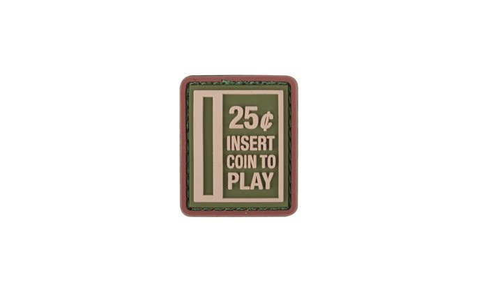 Patch 101 Inc. - Insert Coin to Play - 3D-Aufnäher - Green