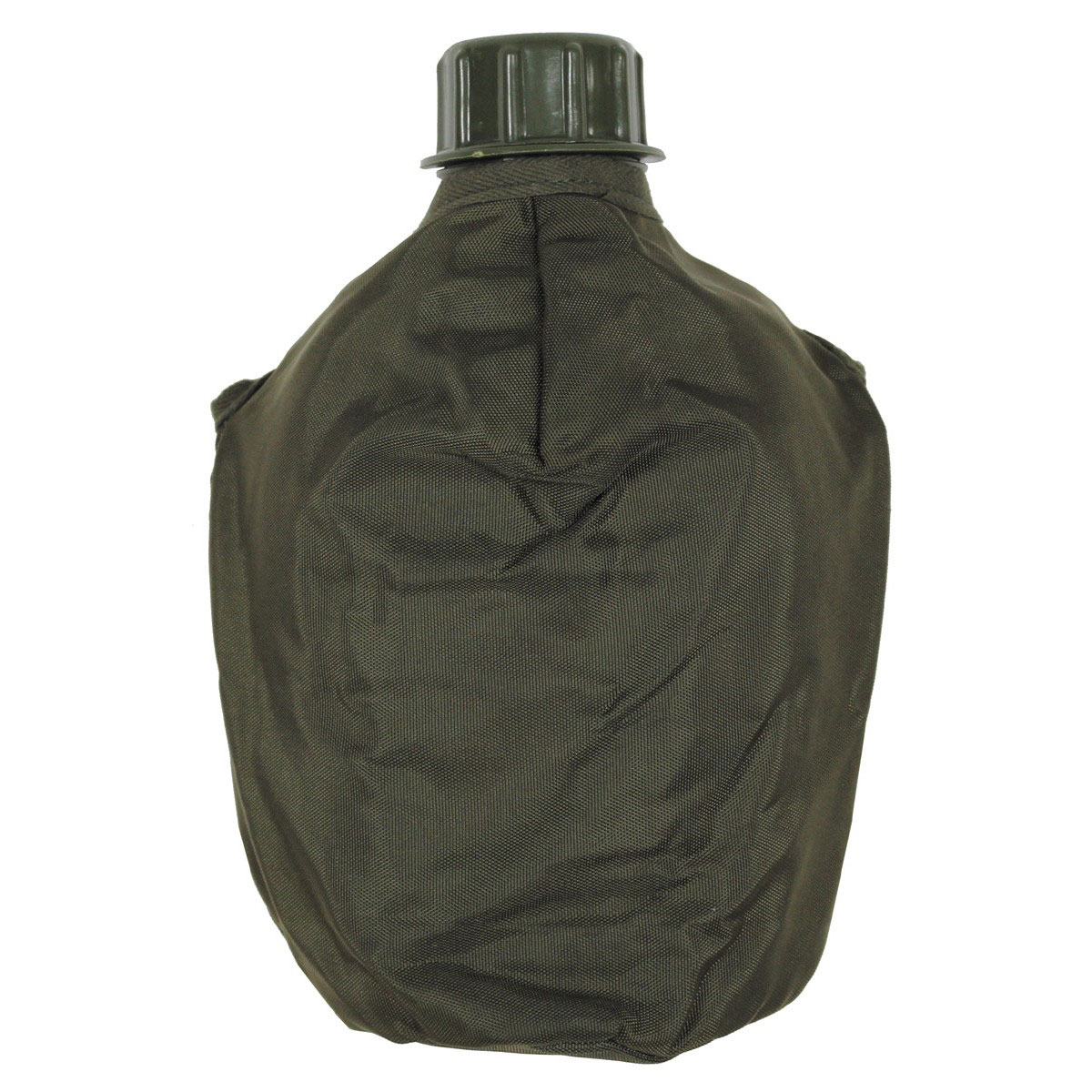 MFH - Plastic Canteen 1 l - Feldflasche mit Hülle - Olive