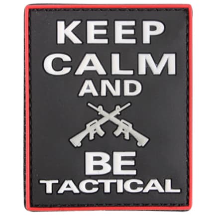 101 Inc. -  Keep calm and BE tactical - 3D-Aufnäher