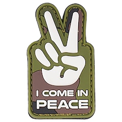 101 Inc. - I come in peace - 3D-Aufnäher PVC - Woodland