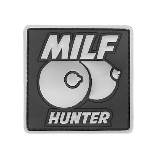 101 Inc. - MILF Hunter 3D-Aufnäher - Grau