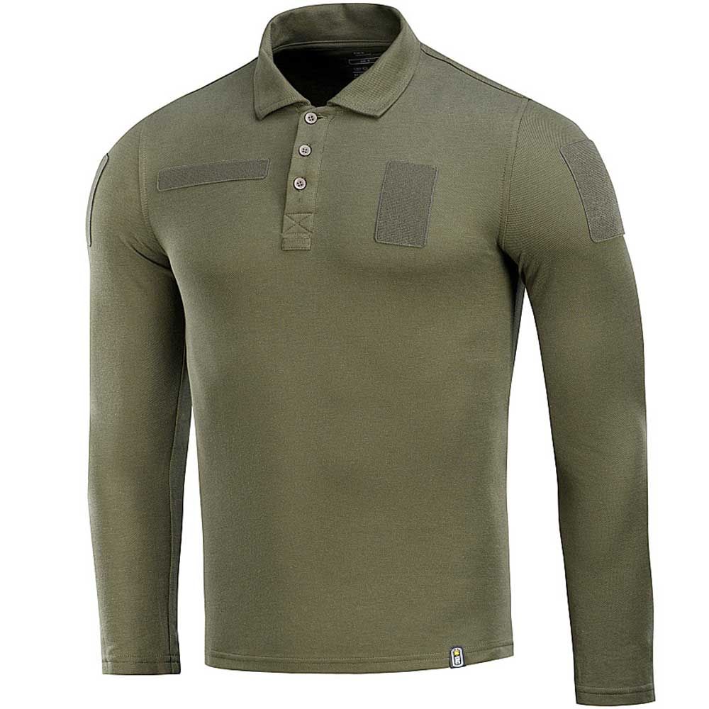 M-Tac - 65/35 Long Sleeve - Poloshirt - Army Olive