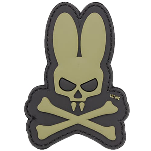 101 Inc. - Skull Bunny 3D-Aufnäher - OD Green