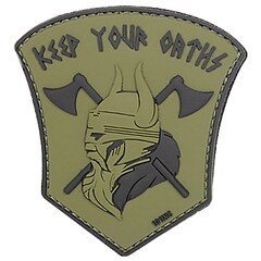 101 Inc. - Keep Your Oaths - 3D-Aufnäher - Grün OD