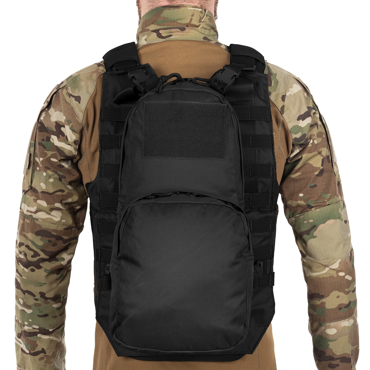 Voodoo Tactical - Hayden Plate Carrier - Taktische Weste mit Trinkblasentasche - Black