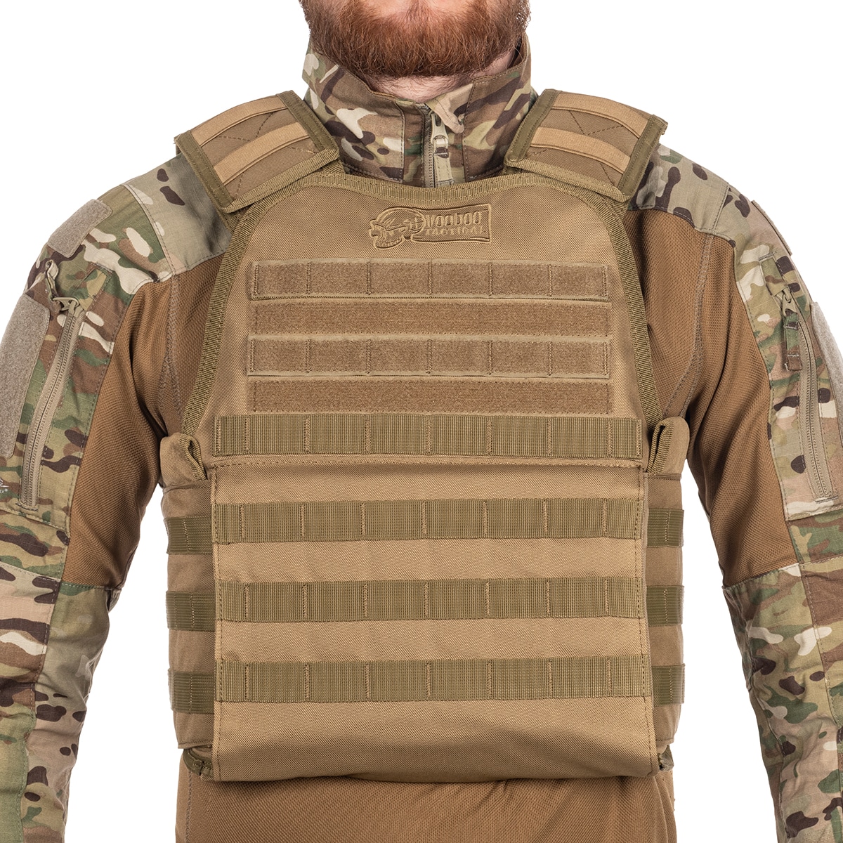 Voodoo Tactical - Lightweight Plate Carrier - Taktische Weste - Coyote