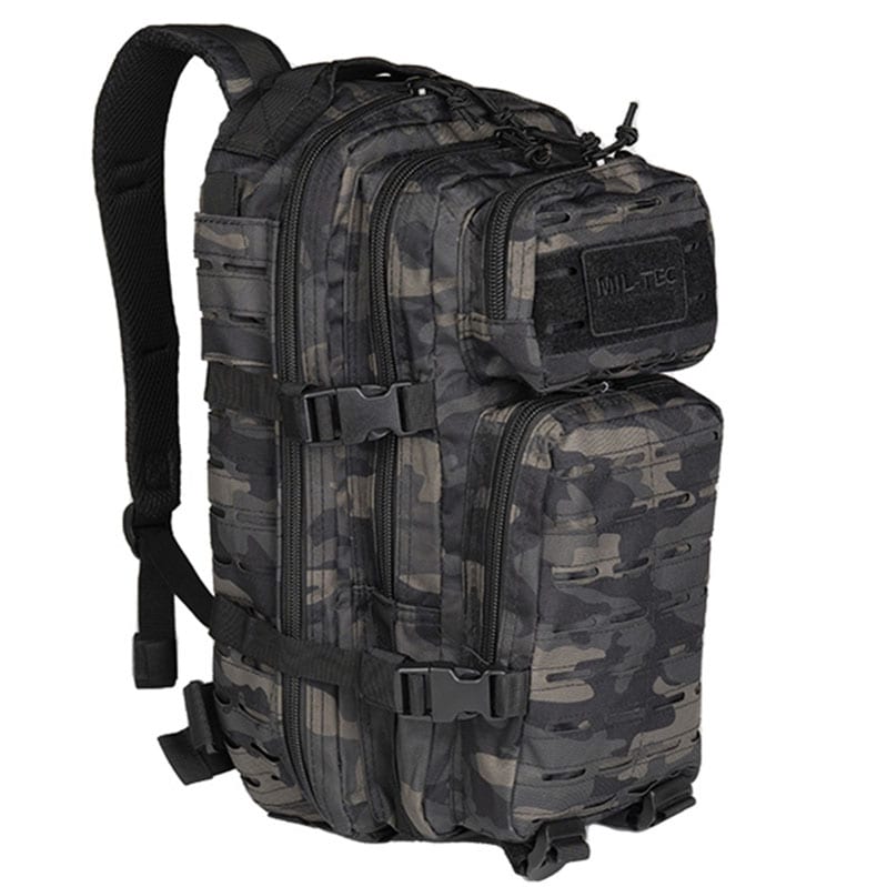 Mil-Tec - Assault Pack Laser Cut Small - Rucksack 20 l - Dark Camo